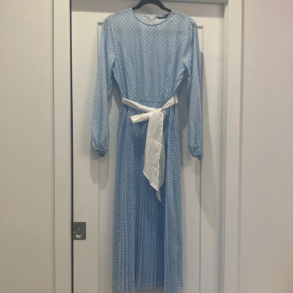 shein blue maxi dress Shein Womens Blue Maxi Dress Size Large